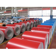 3003 H24 0.21mm 0.3mm High Glossy Red Color Coating, Sticking Film, Heat Tinting, Wire Drawing Aluminum Coils